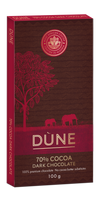 DÙNE 70% COCOA DARK CHOCOLATE, (100g x 18)